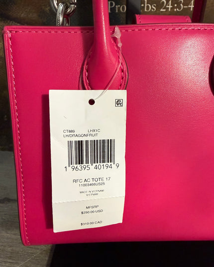 Coach Ace Tote 17 - Dragonfruit NWT