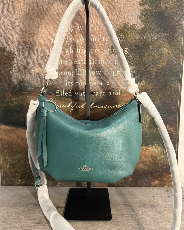 COACH Small Skylar Hobo - Rare Dark Turquoise NWT