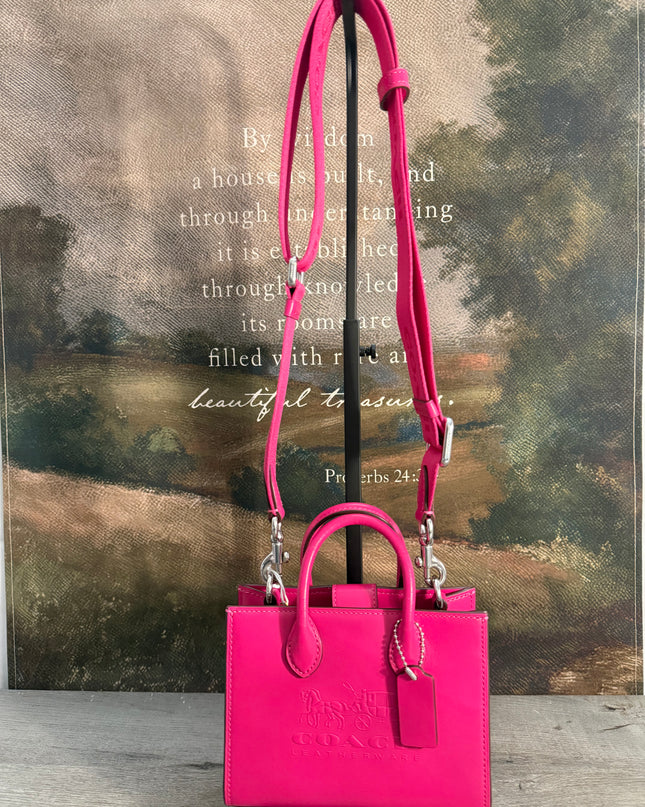 Coach Ace Tote 17 - Dragonfruit NWT