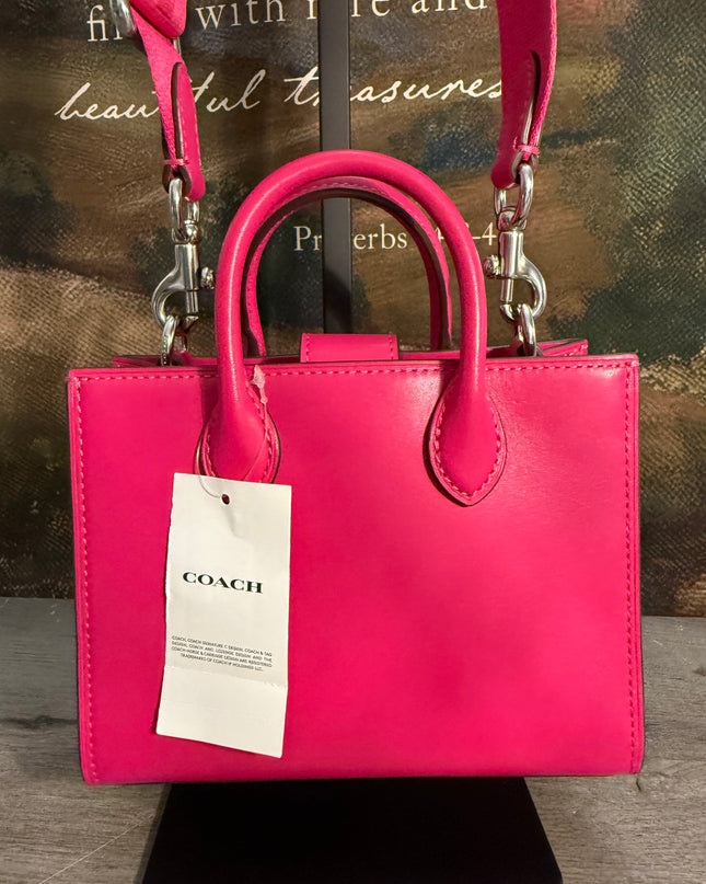 Coach Ace Tote 17 - Dragonfruit NWT