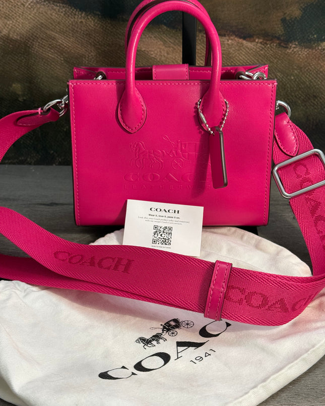 Coach Ace Tote 17 - Dragonfruit NWT