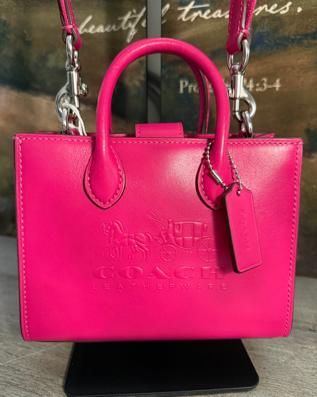 Coach Ace Tote 17 - Dragonfruit NWT