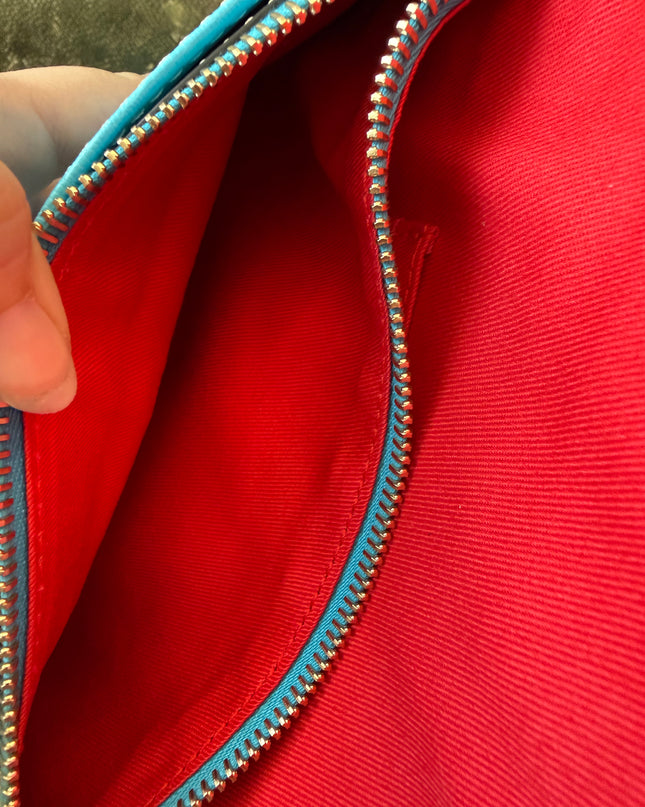 Dooney & Bourke Milly Crossbody – Light Blue Saffiano Leather