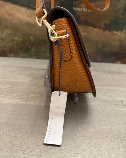 Dooney & Bourke Snake-Embossed Leather Saddle Crossbody – NWT