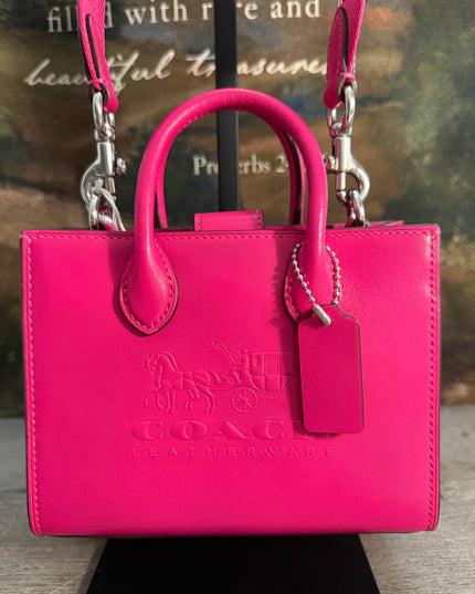 Coach Ace Tote 17 - Dragonfruit NWT